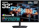 Gigabyte MO32U24 Monitor Gaming OLED 32” 4K UHD - 3840 x 2160, 240Hz, 0.03ms, 300 cd/m², G-Sync Compatibile, FreeSync Premium Pro, Display HDR True Black 500, HDMI 2.1, DisplayPort 1.4 - 1