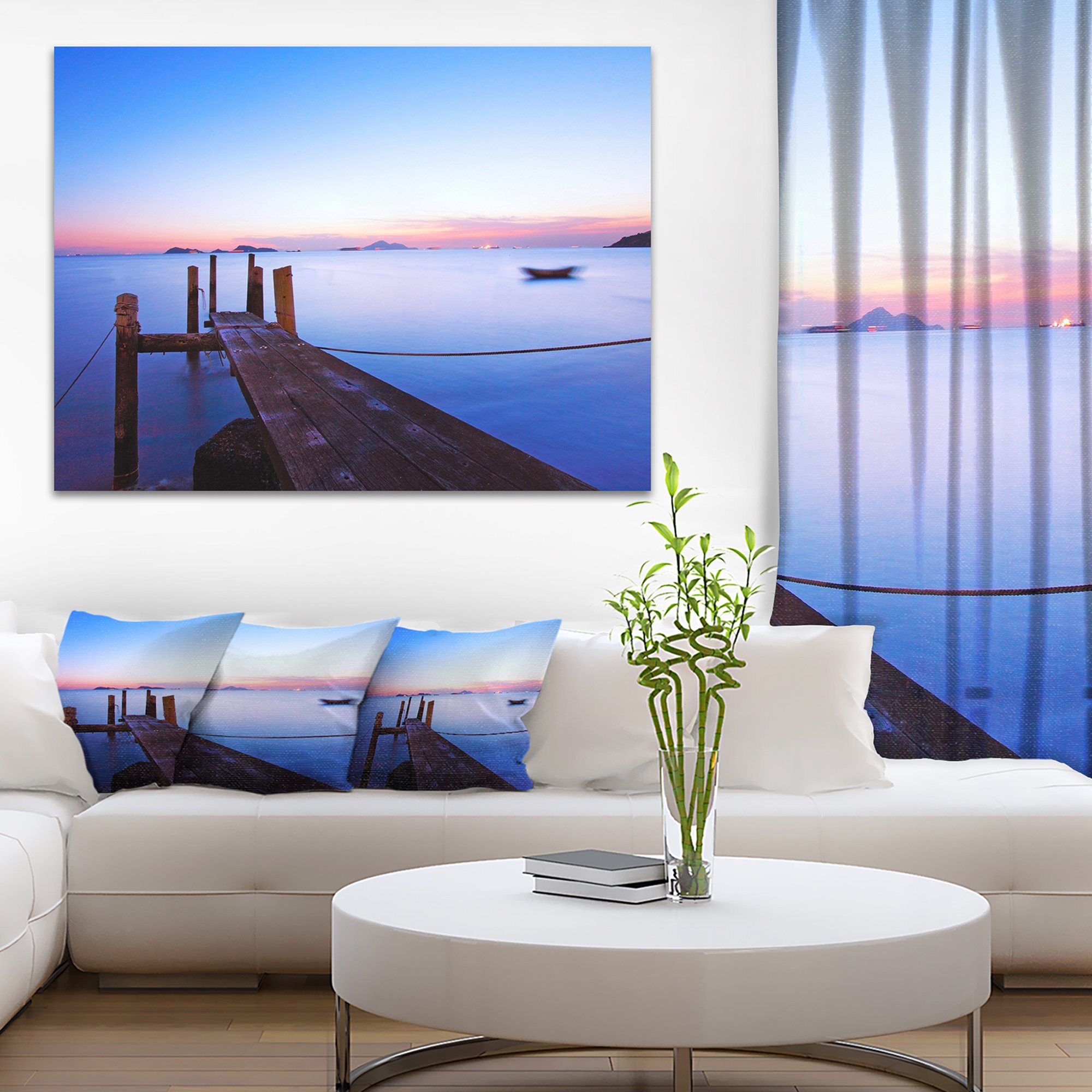 Amazon | DesignArtヴィンテージフローラルキャンバスアート印刷