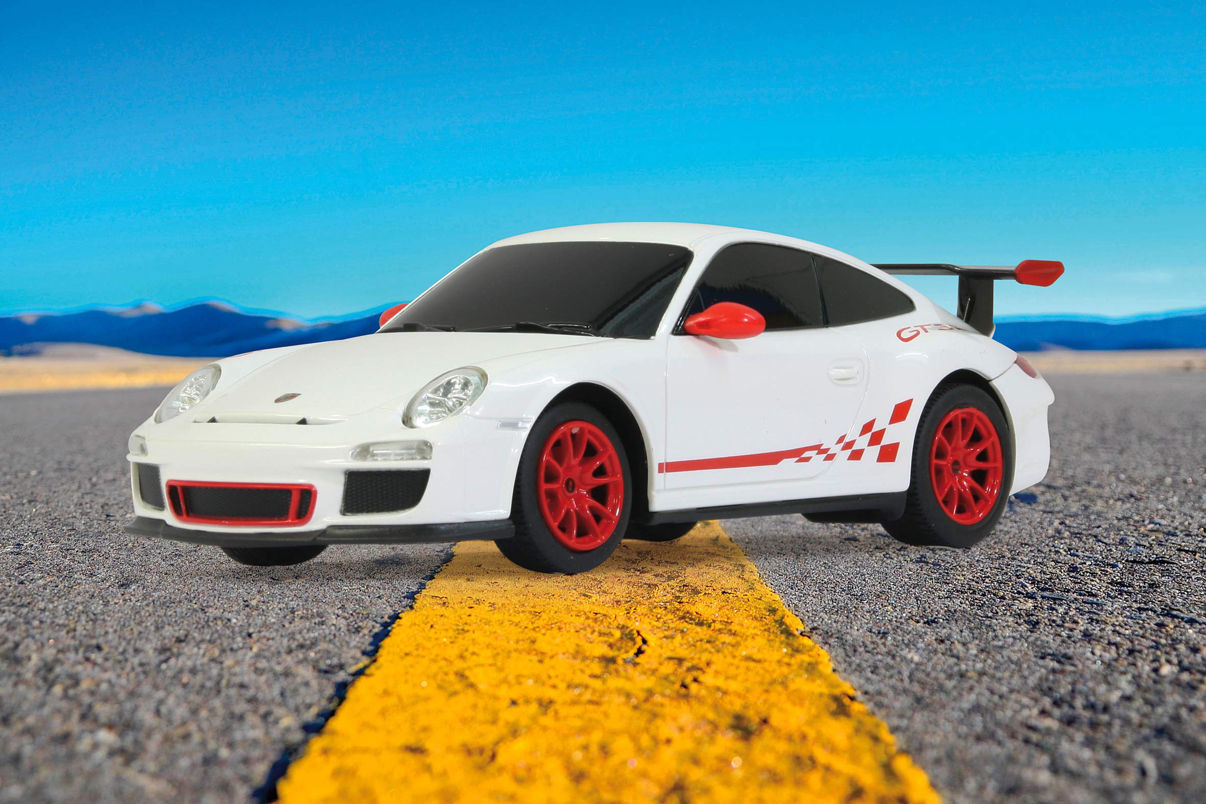JAMARA 404096 - Porsche GT3 RS Veicolo, Scala 1:24, 27 MHz, Bianco JAMARA 404096 - Porsche GT3 RS Veicolo, Scala 1:24, 27 MHz, Bianco