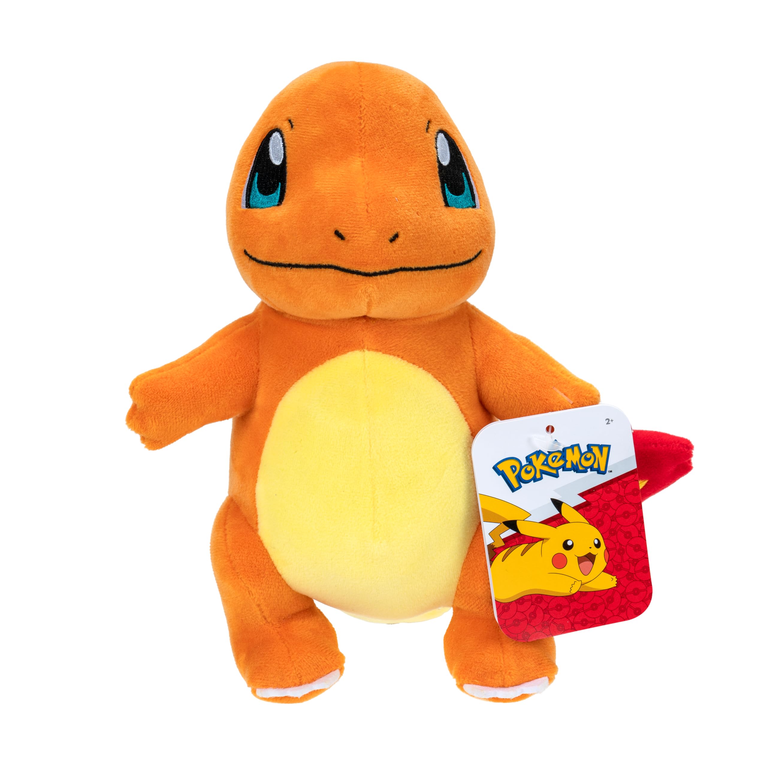 Pokémon Peluche Salamèche Peluche Douce de 20 cm avec des détails Authentiques