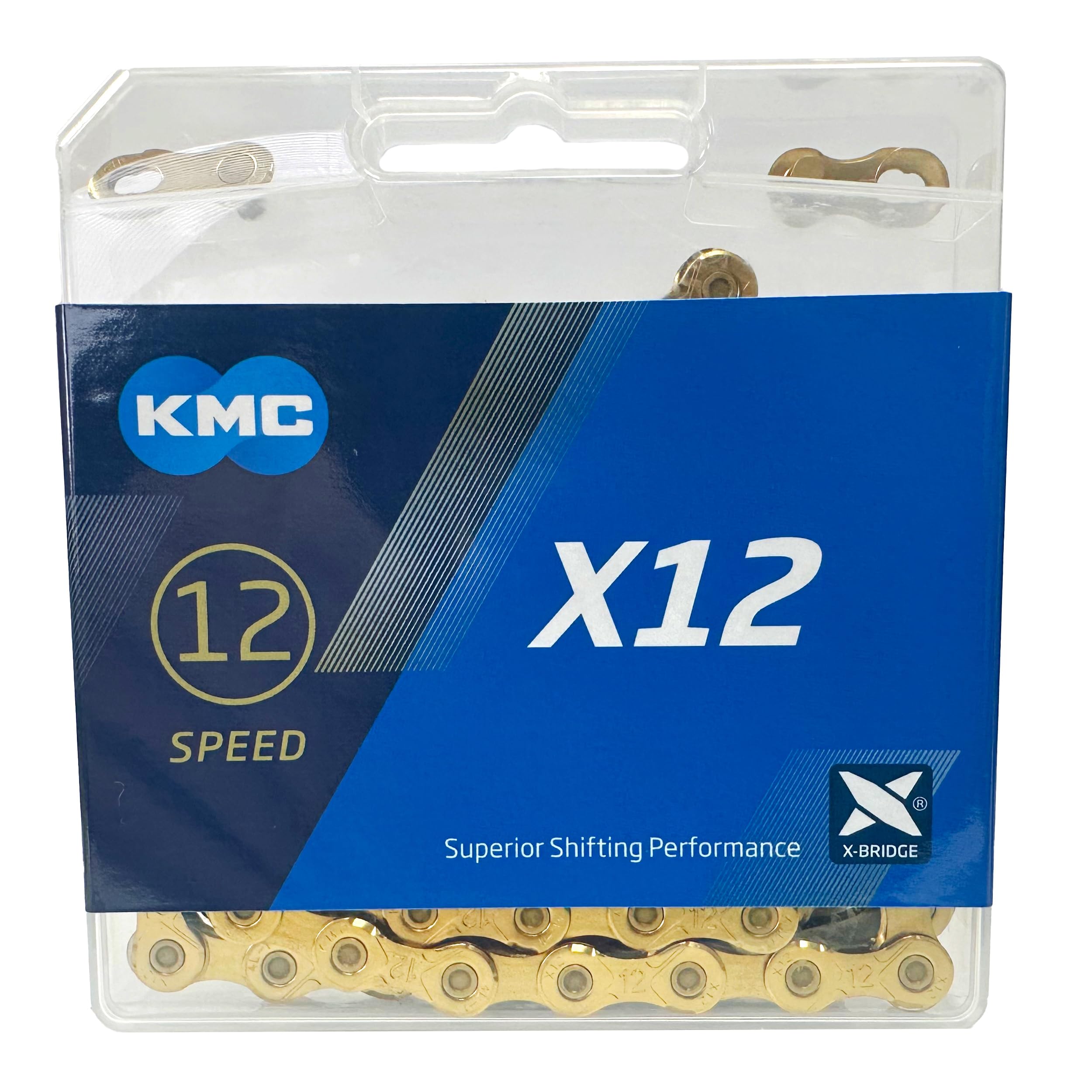 KMC X12 12-Speed Chain, 126 Link, Ti-Ni Gold — image 1