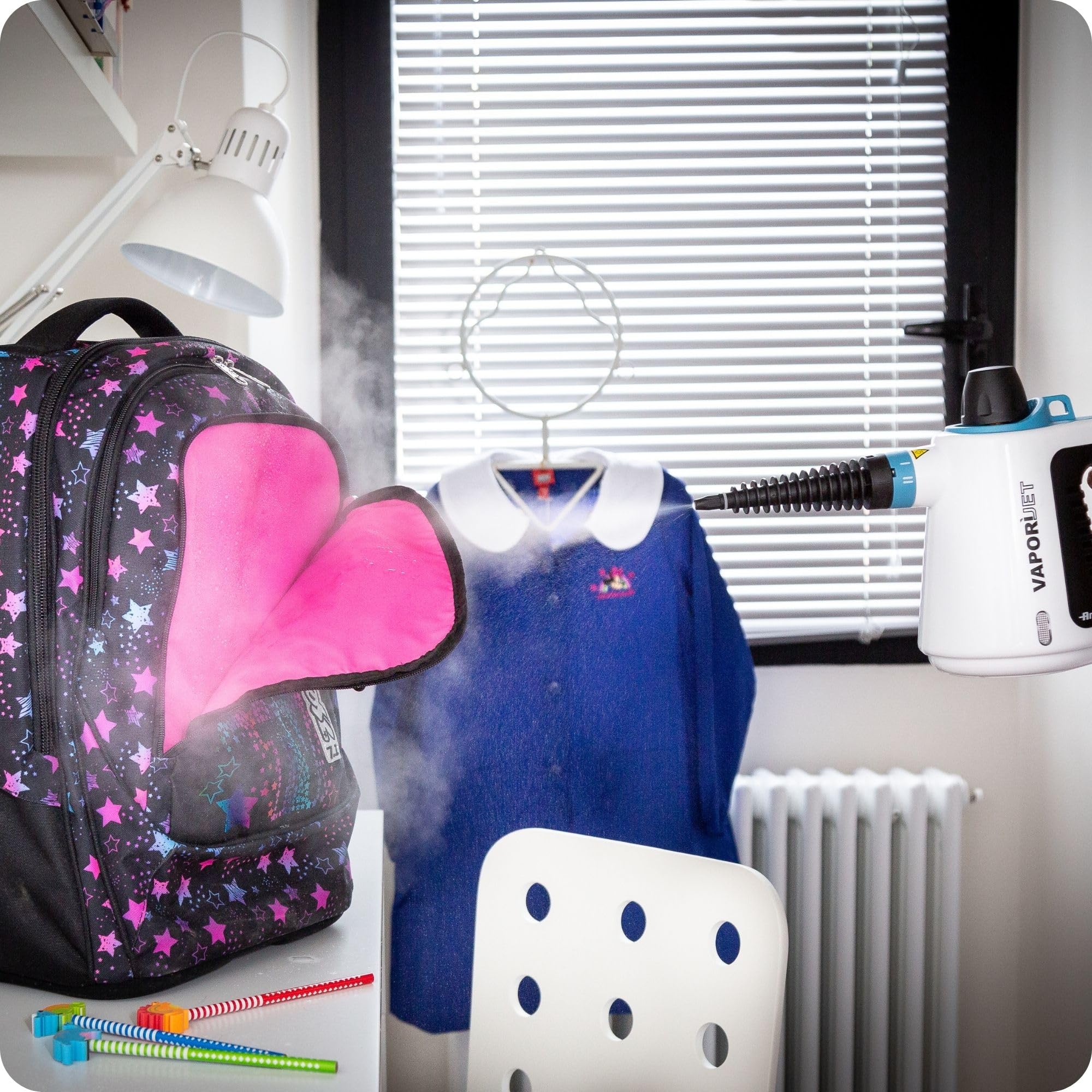 Ariete 4137 Pistola a Vapore Multifunzione - Vaporì Jet - Vapore pronto in 3 minuti - Pressione 3,5 bar - Kit di accessori in dotazione