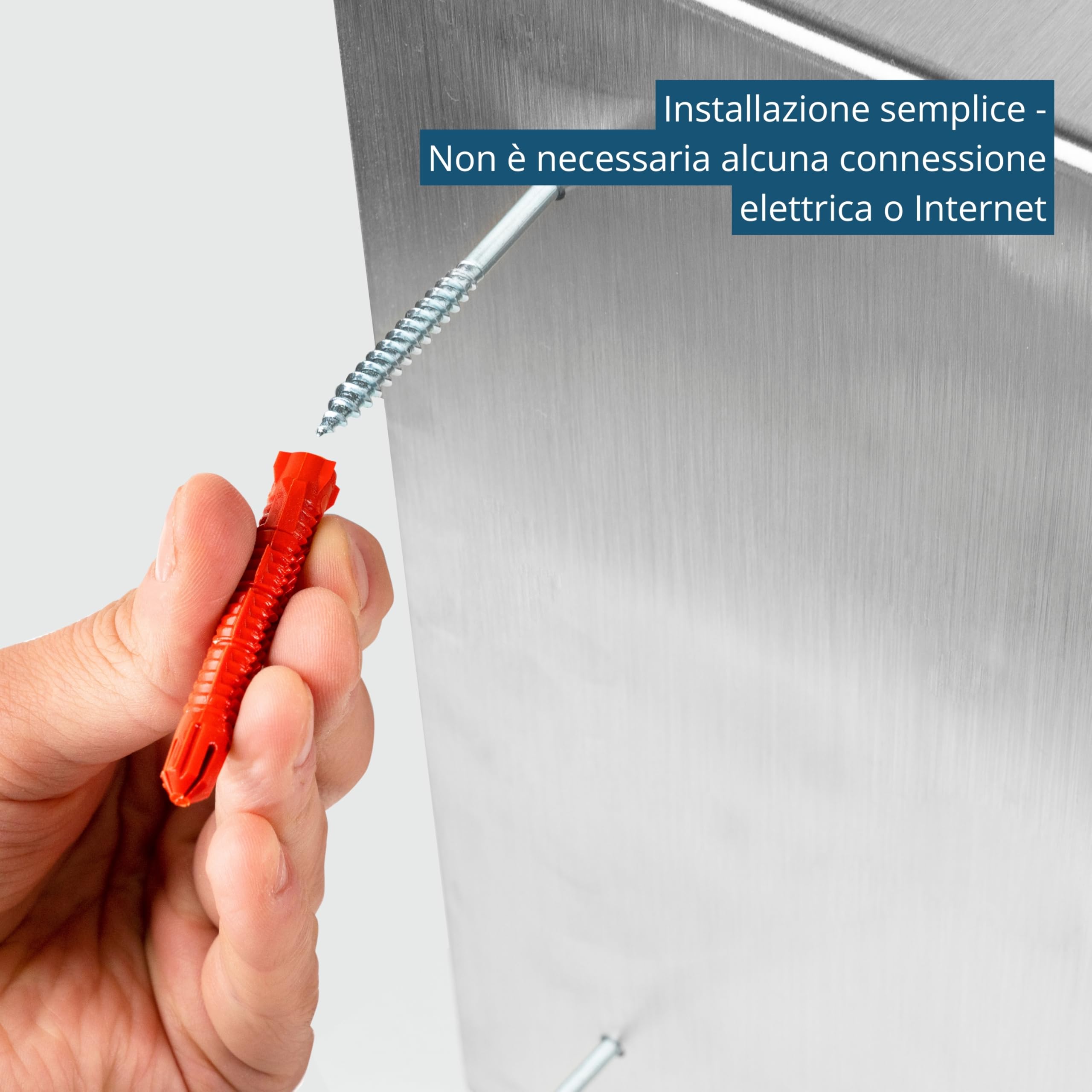 masunt cassaforte per chiavi 1420 E Code | Innovativa assegnazione online del codice a distanza | cassaforte elettronica per chiavi in acciaio inox V2A massiccio | 4 scomparti | antieffrazione