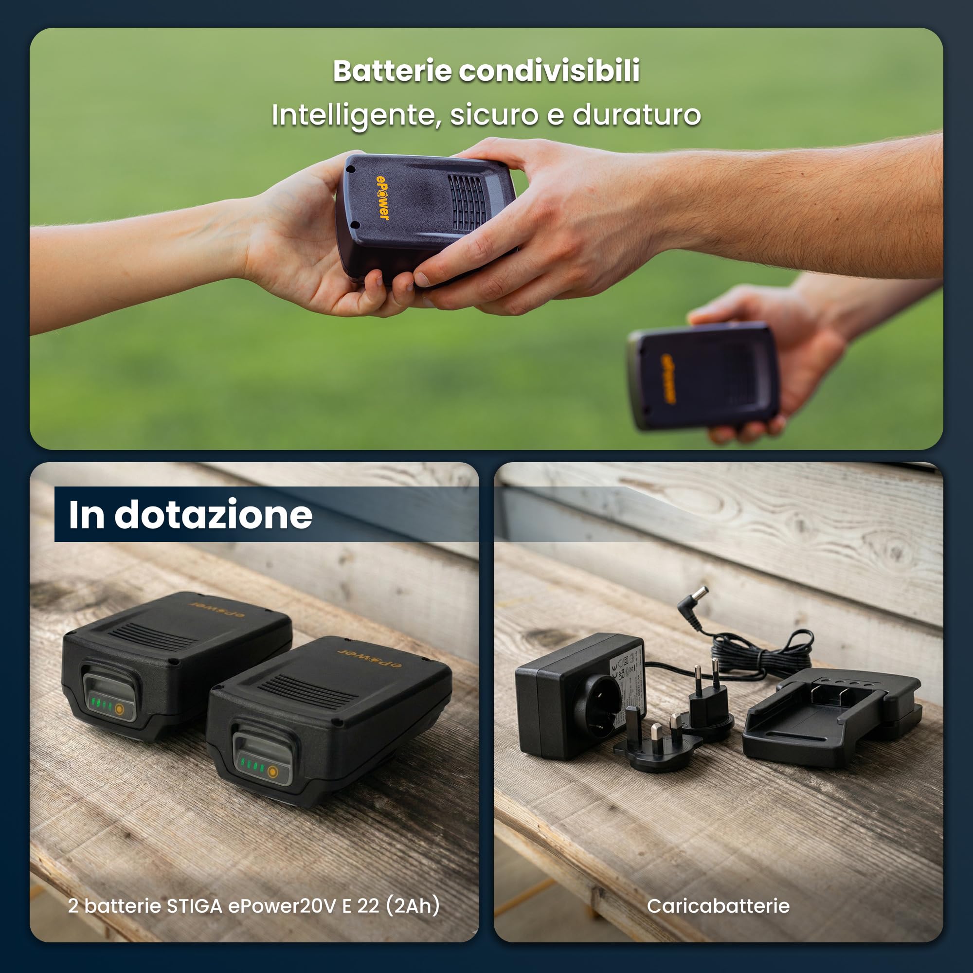 STIGA Collector 136e Kit + GT 100e Set di attrezzi