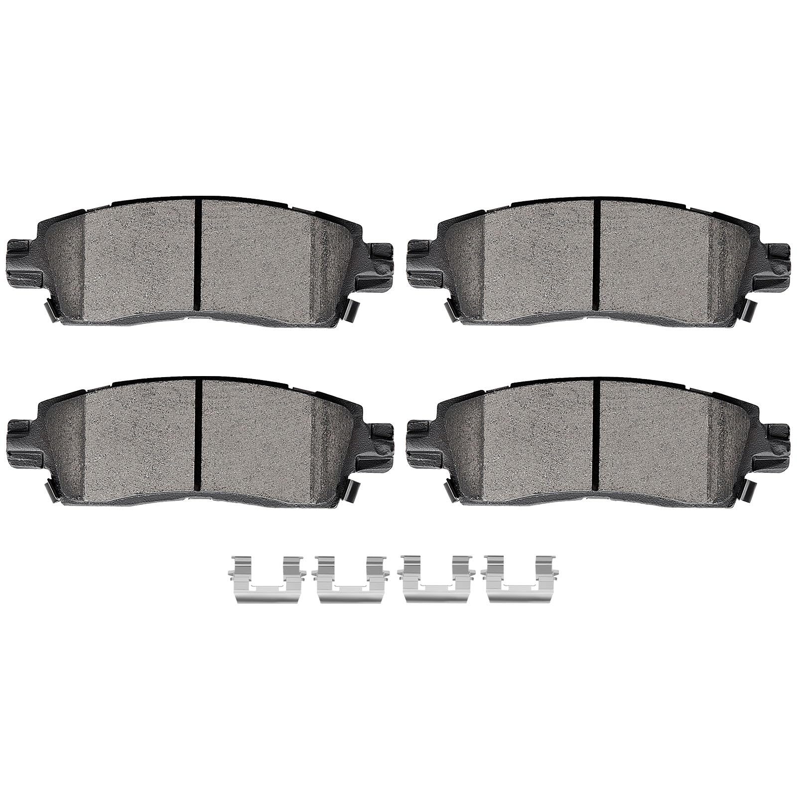 SCITOO Ceramic Pads, Rear Brake Pads Brakes Kits fit for Buick Enclave,Rainier,for Chevy SSR,Trailblazer EXT,Traverse,for GMC Acadia,Envoy XUV,for Oldsmobile Bravada,for Isuzu,for Saab,for Saturn