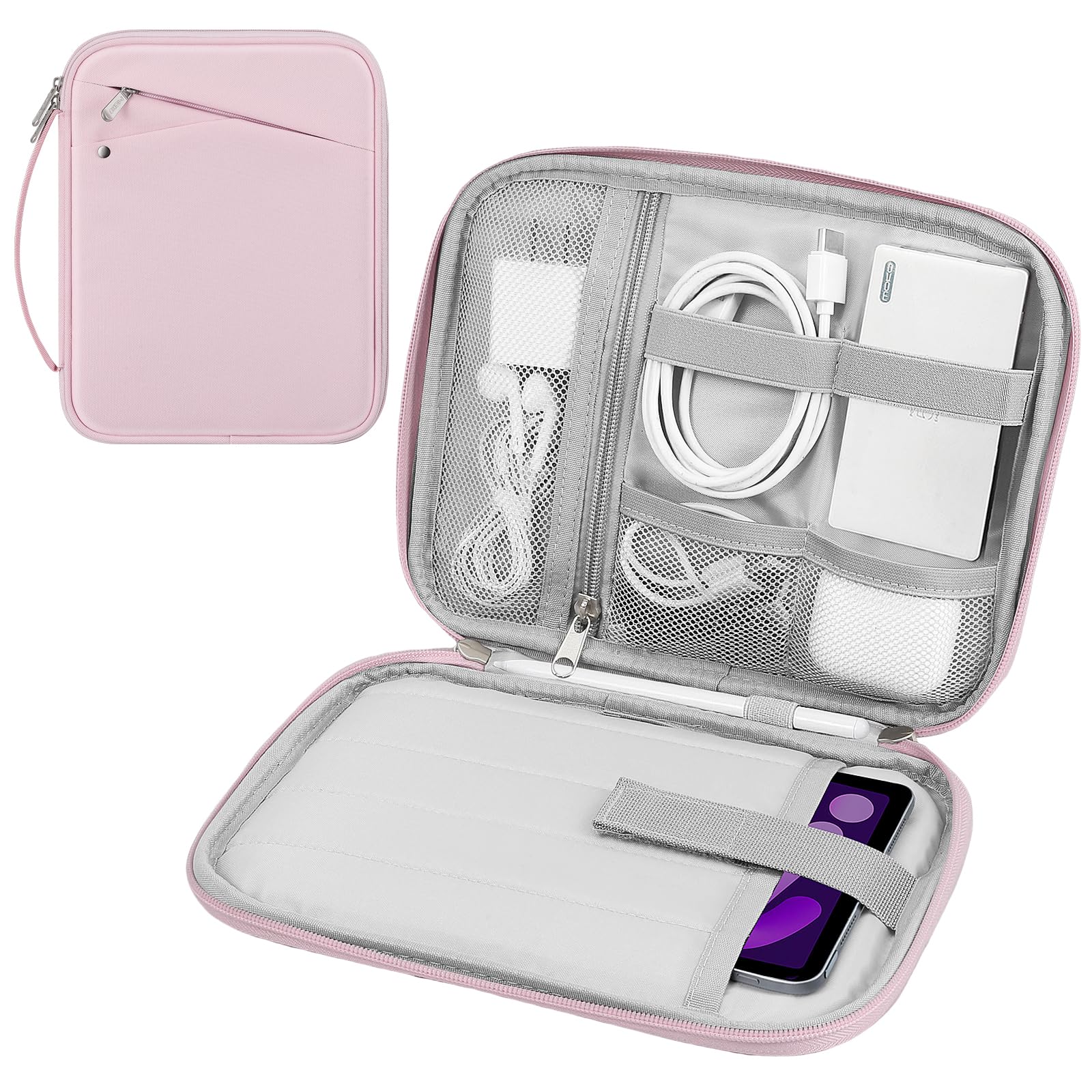 MoKo 7-8 Inch Tablet Sleeve Carrying Case Padded Protective Bag with Handle