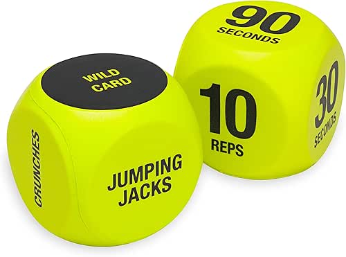 SPRI Exercise Dice (6-Sided) - Game for Group Fitness &