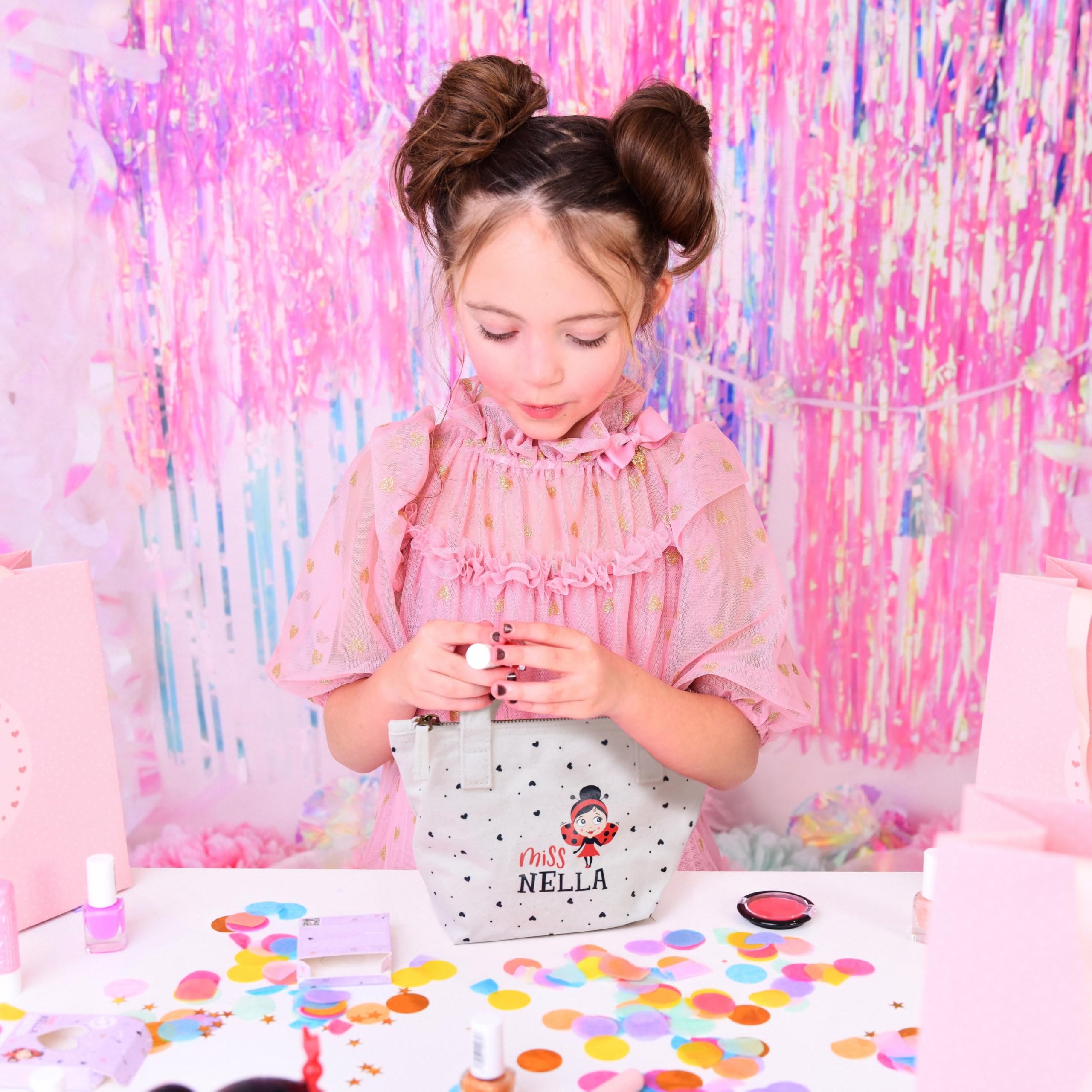 Miss Nella édition spéciale Ensemble de Maquillage et de Vernis à Ongles pour Petites Filles, hypoallergénique, testé dermatologiquement, Non Toxique, sûre et Amusante (Glamorous Picks, 8, unité)