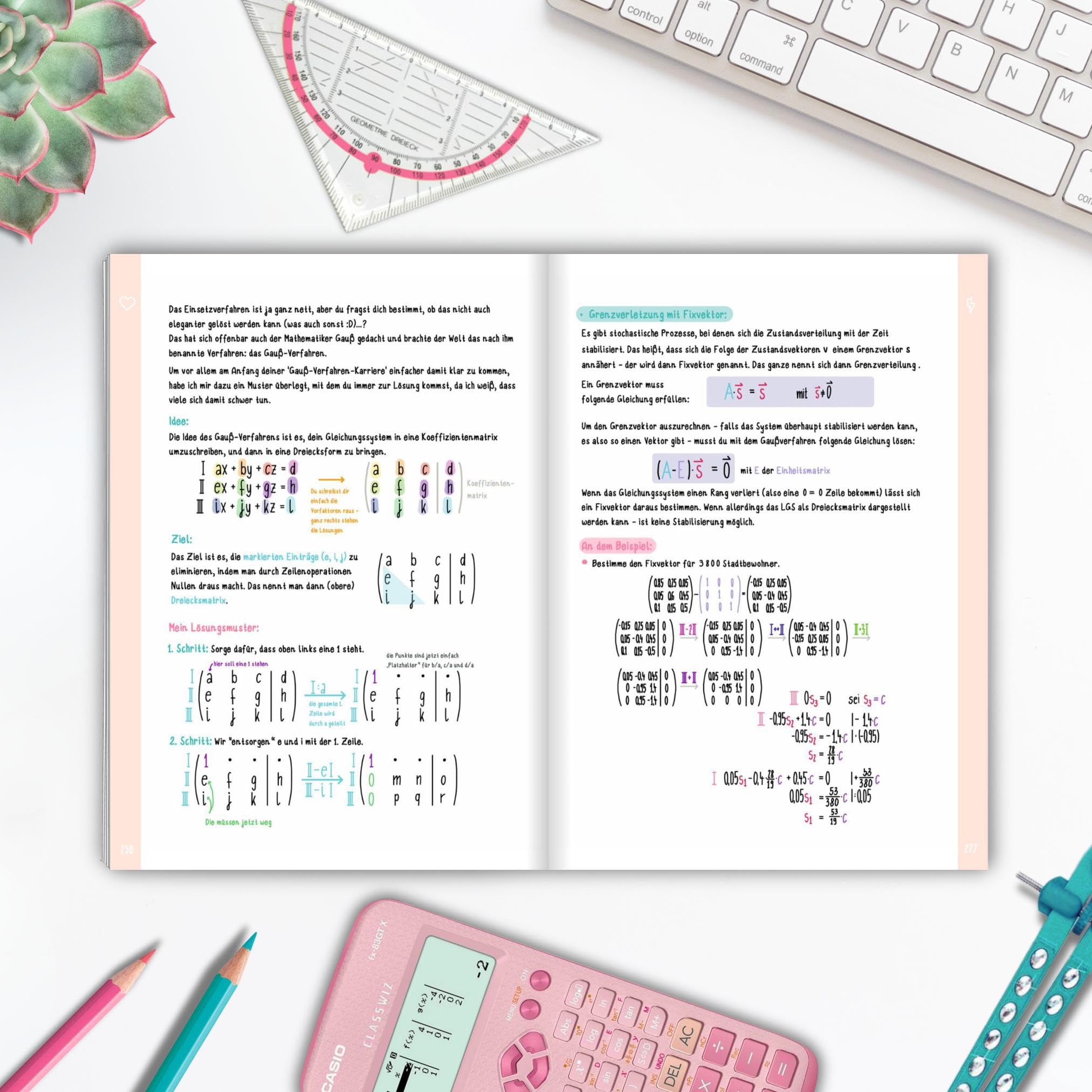 Mein Mathematik Buch | Abitur und Oberstufe | Klasse 11, 12, 13: Analysis + Stochastik + Analytische Geometrie + Lineare Algebra (Gesamtausgabe)