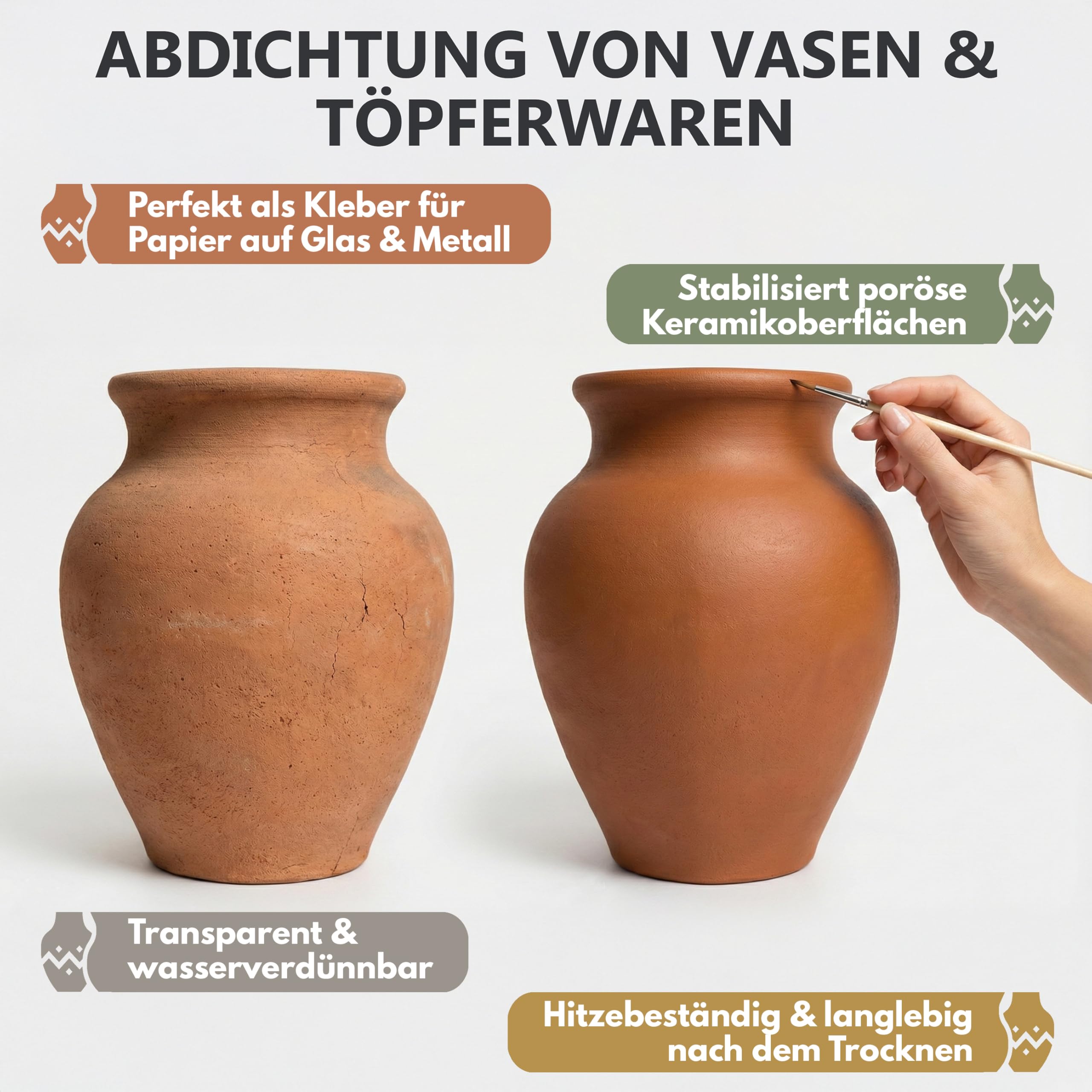 WO-WE Kaliwasserglas Haftgrund Bindemittel Versiegelung Wasserglas Mauerabdichtung W515-10L