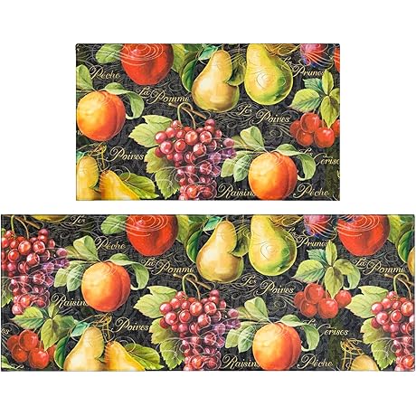 Farmhouse Fruit Kitchen Rugs