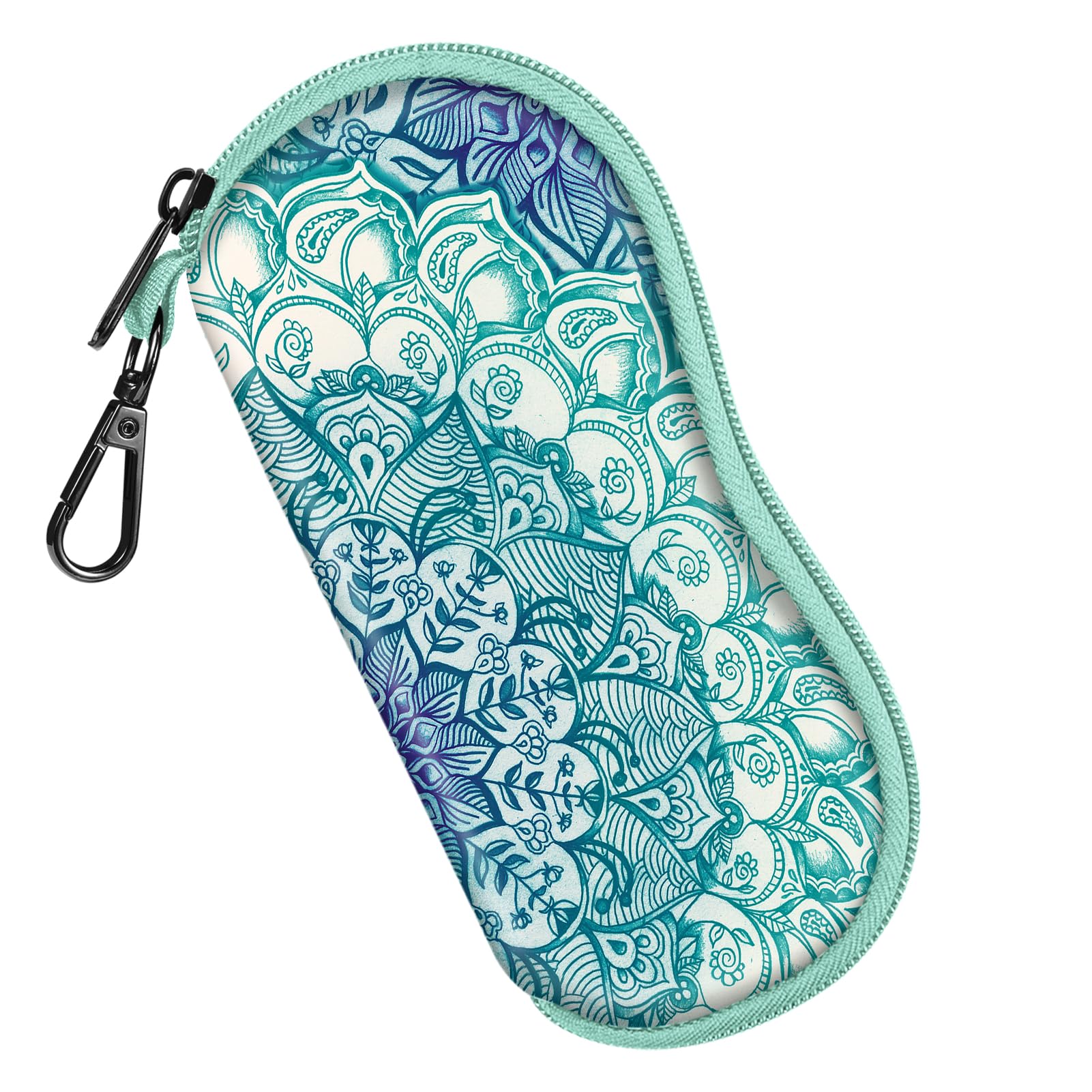 FINTIE Etui na okulary Kobiety Glasses Case With Carabiner
