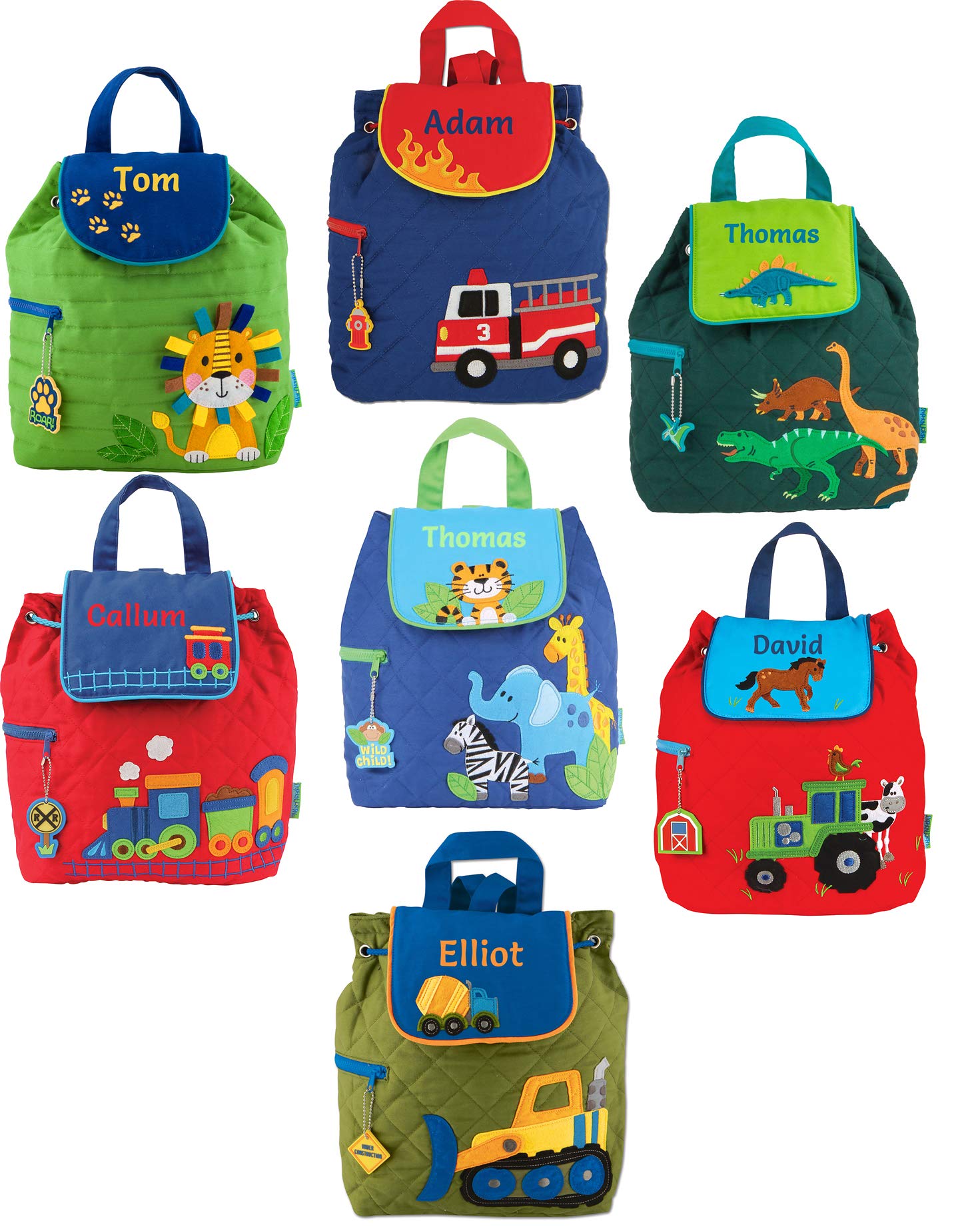 Stephen Josephpersonalised Childrens Toddler Backpacks For Boys