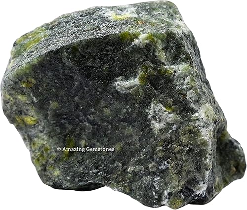 Miniatura 2 de 2 piezas de cristales crudos de jade nefrita verde y piedras curativas, rocas naturales para rodar y hacer tú mismo, piedras y cristales crudos