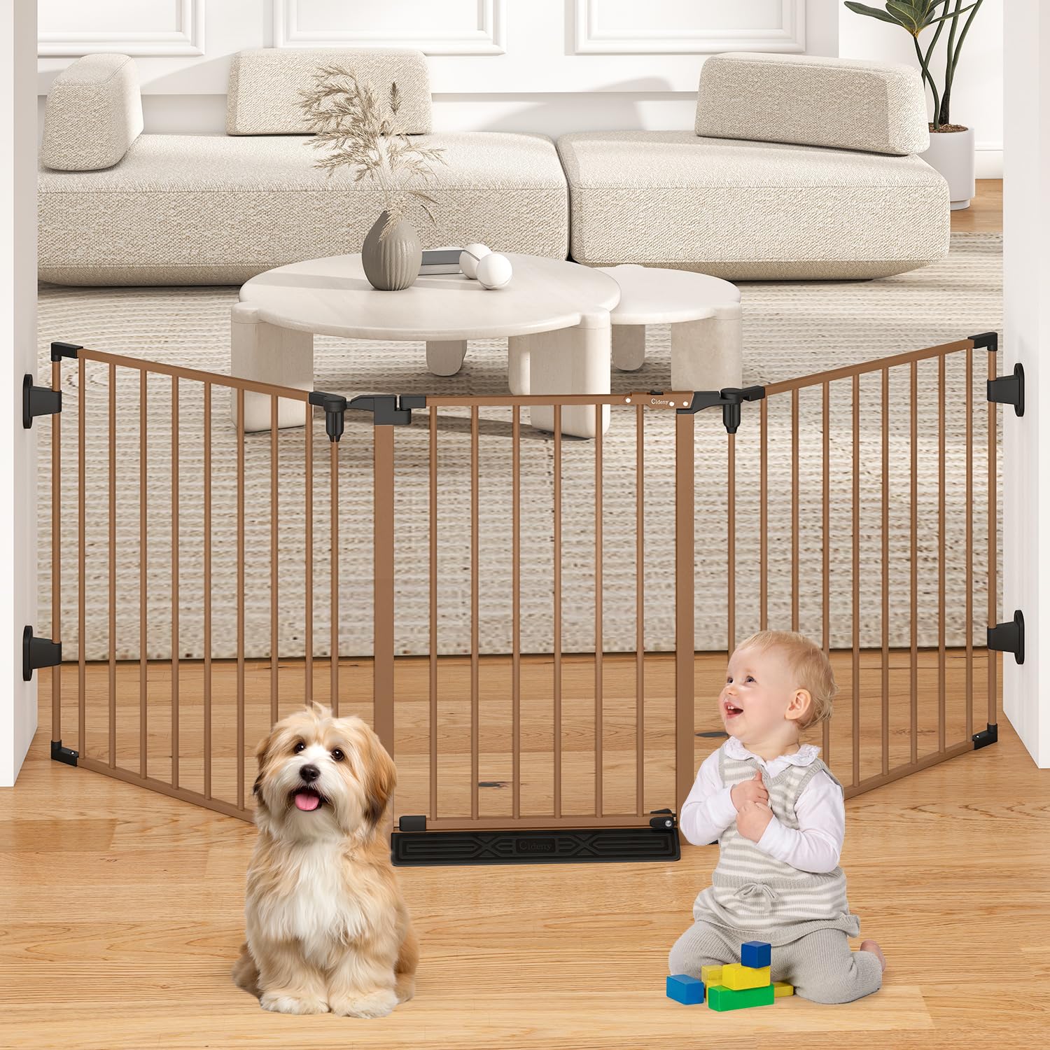 Photo 1 of Cideny 29.4-78" Extra Wide Baby Gate, Long Dog Gates Indoor for Stairs