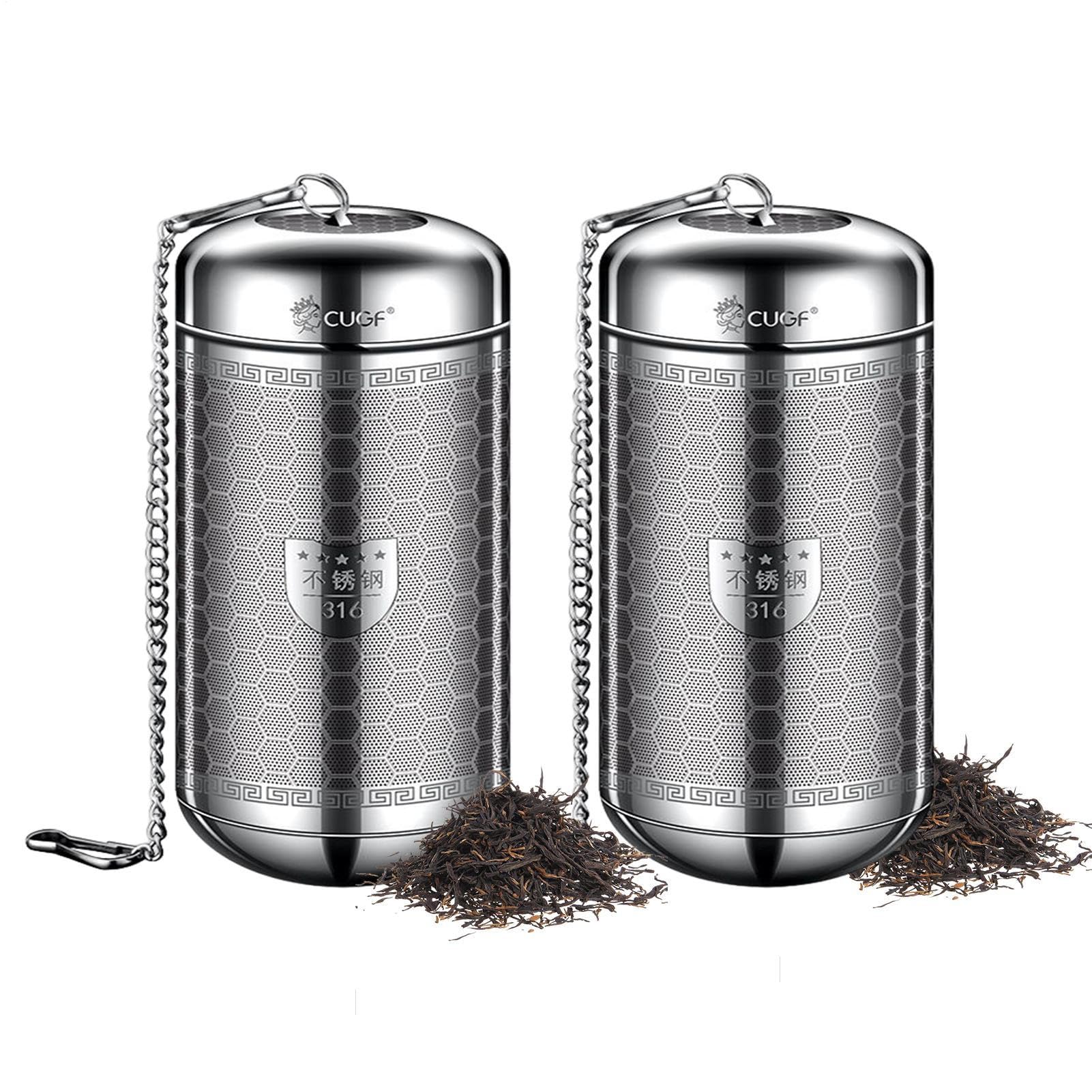 Tea Strainer - Tea Strainer Made of 316 Stainless Steel, Large Capacity Tea Filter for Brewing and Spices, Fine Mesh | For Tea Lovers, Home, Kitchen, Afternoon Tea, Flavour