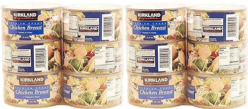 Kirkland Signature Premium Chunk Chicken Breast Packed in Water BRVDsj,