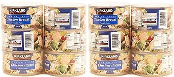 Kirkland Signature Premium Chunk Chicken Breast Packed in Water BRVDsj, 2Packs 12.5 Ounce, 6 Count