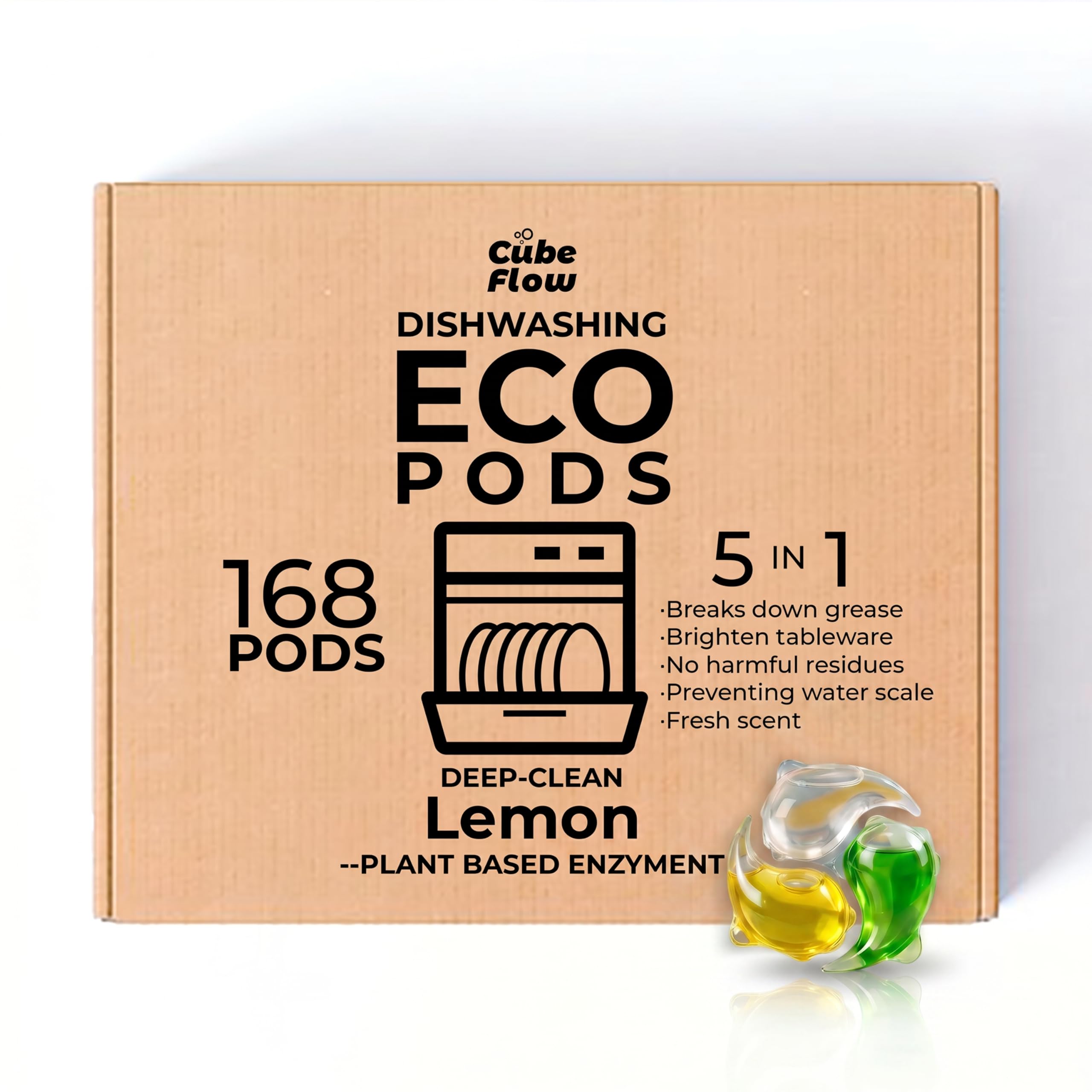 ECO Dishwasher Pods 168 Count