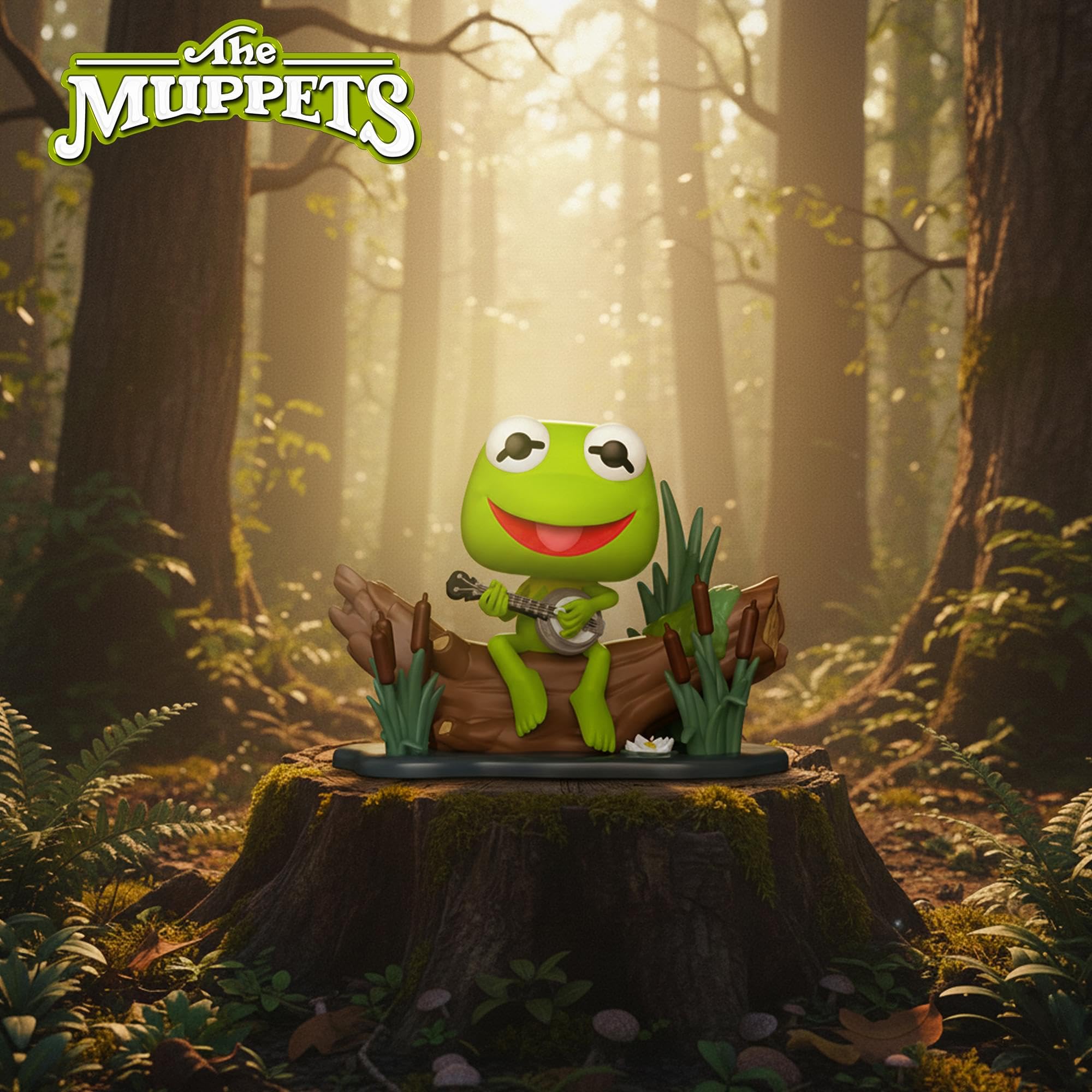 Funko Pop! Deluxe: The Muppets, Kermit the Frog with Banjo, Collectable Vinyl Figure, Gift Idea, Official Merchandise - Image 2