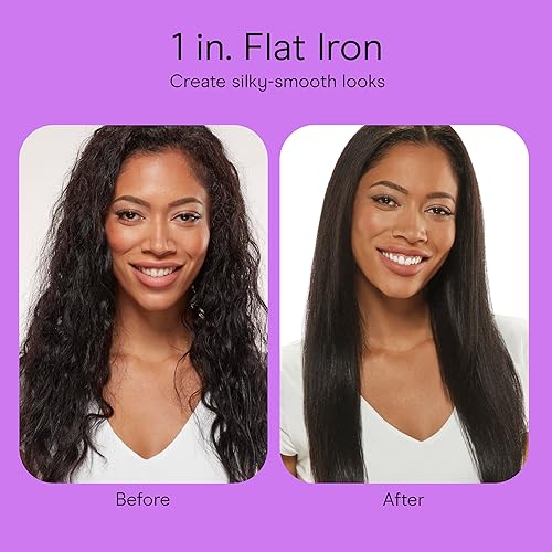 Miniatura 9 de Conair Plancha plana de cerámica doble, plancha plana digital de 1 pulgada