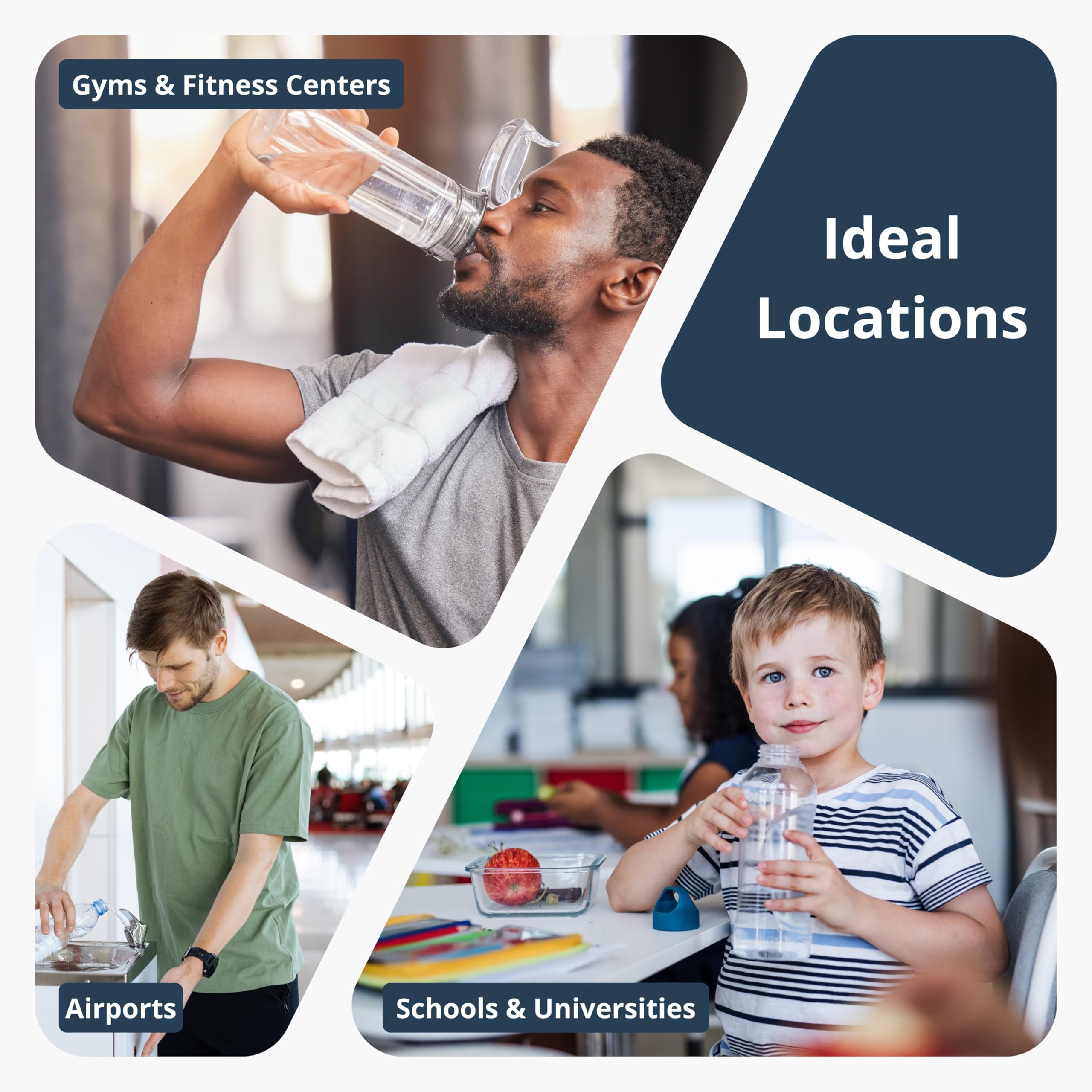 3 Pack Buck 51300C Replacement Filter for EWF3000 Compatible with Elkay ezH2O Bottle Filling Stations 3000 Gallons 12 — view 8