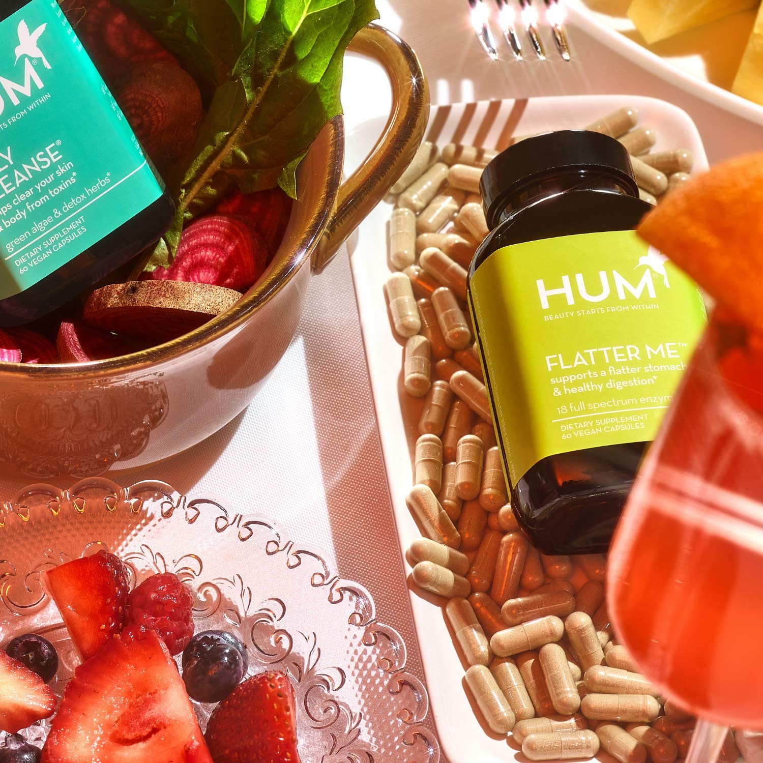 Buy HUM Flatter Me Digestive Enzymes for Bloated Belly Relief