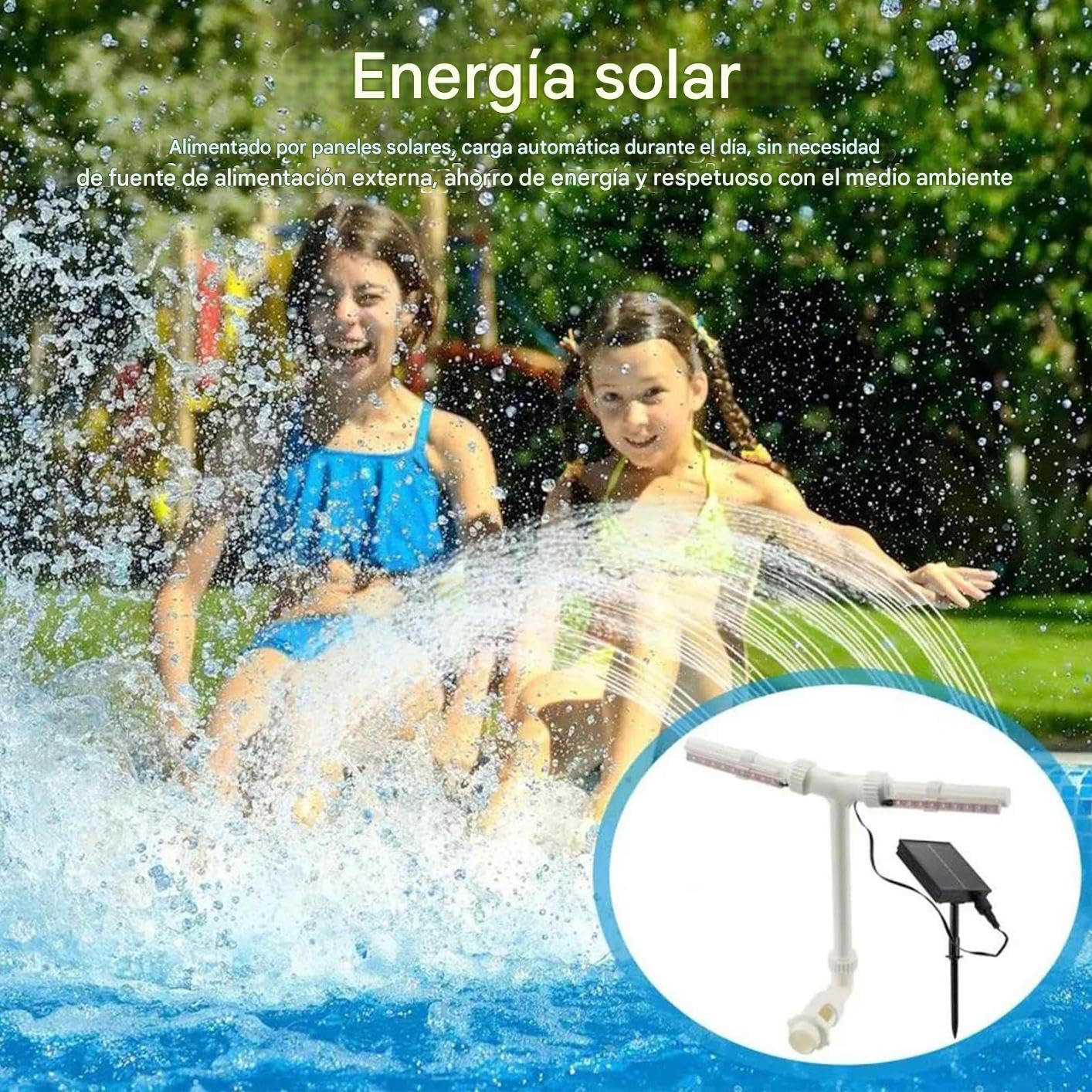 Fontaine De Piscine À Énergie Solaire Arroseur À Double