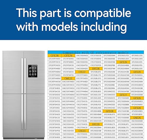 Miniatura 6 de Motor de ventilador de evaporador de refrigerador WR60X25858 WR60X10340 (OEM) compatible con GE, reemplaza U11P14MS7AA3-57A61, PS12727431,