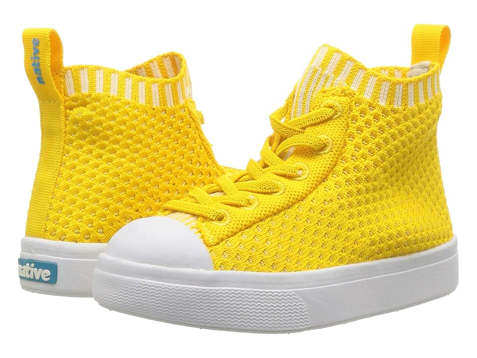 

Native Kids Shoes Jefferson 2.0 High Lite (Toddler/Little Kid) (Alpine Yellow/Shell White) Kids Shoes