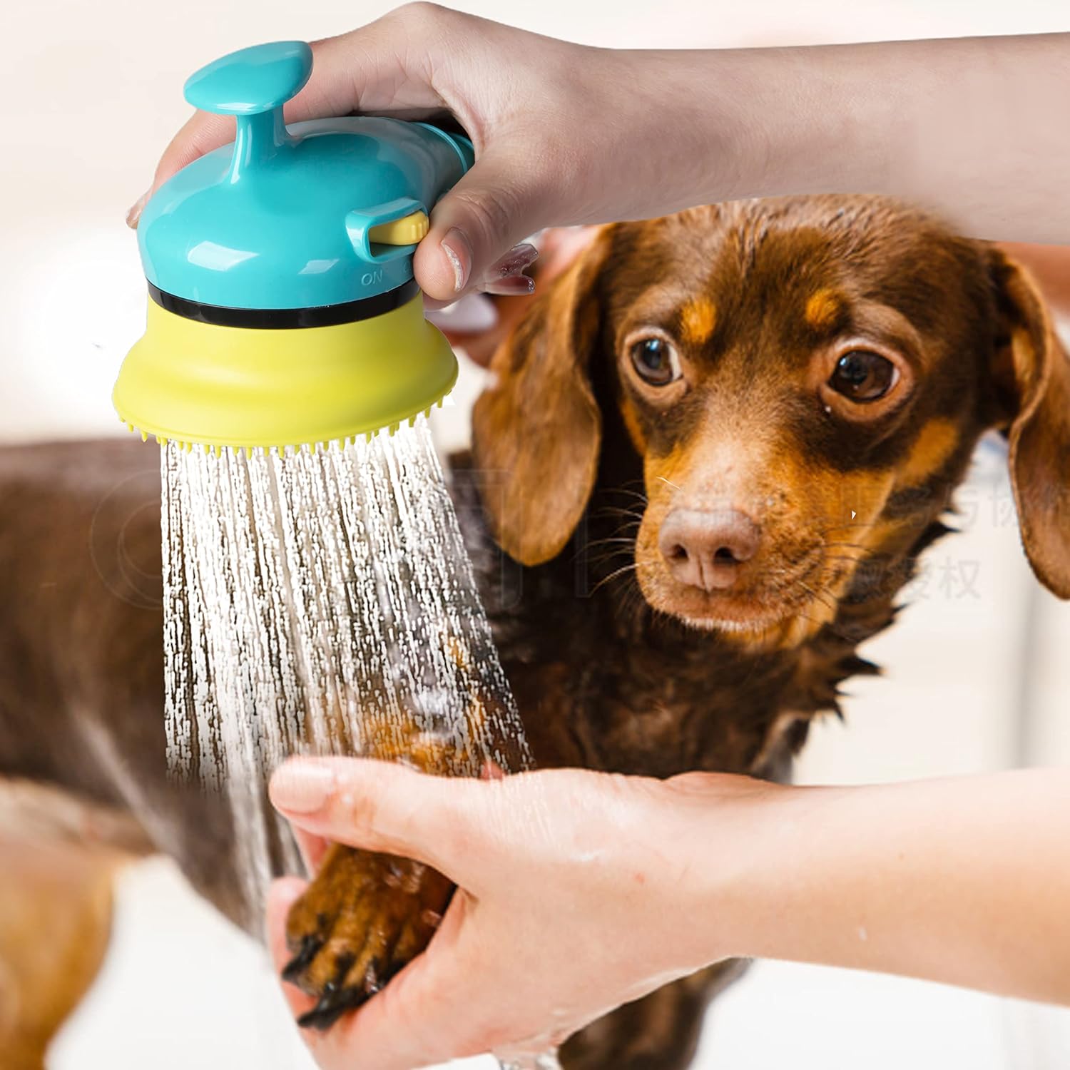 XZKING Dog Shower Attachment, Bathtub Spout Pet Wash Heads
