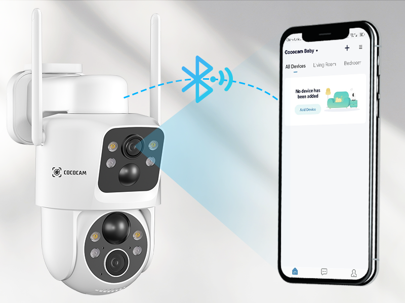 Amazon.co.jp: COCOCAM 2K 防犯カメラ 屋外 ソーラー デュアルレンズ