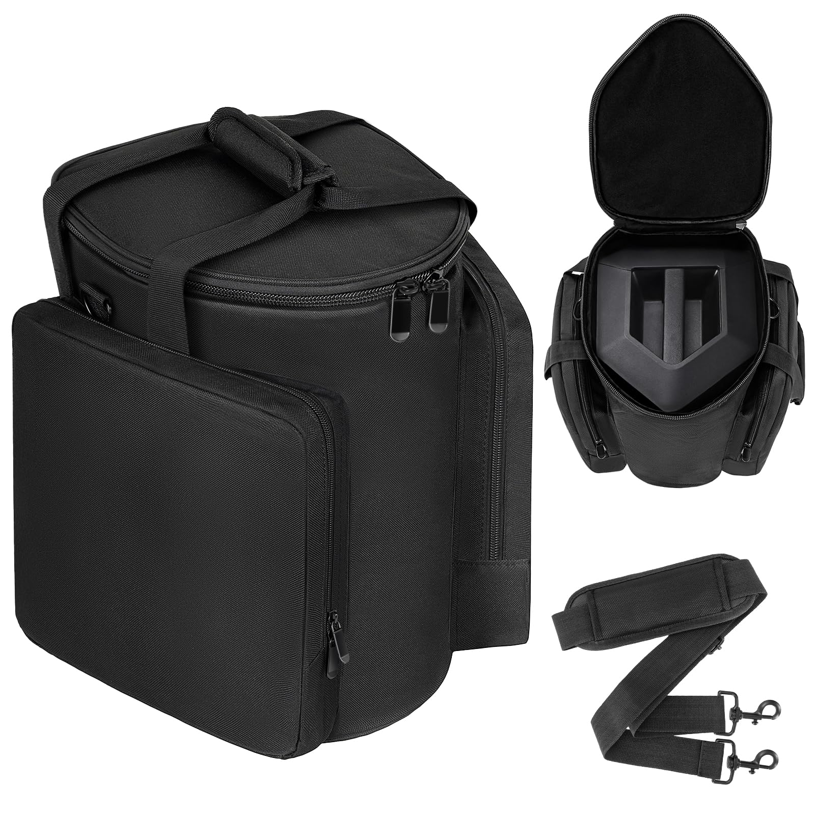 Carrying Bag Travel Case Compatible with Bose S1 Pro/Bose S1 Pro+ Portable Bluetooth Speaker Cover, Storage Case with Shoulder Strap&Accessory Pocket for Microphone,Charger,Cable,Accessories