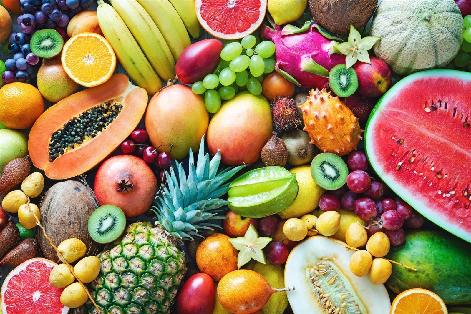 Caramanfruit Exotische-Früchte-Coulis - 4x 1kg - süßes Multivitamin Frucht-Püree, frei von Farb- und Konservierungsstoffen, zur Herstellung von Sorbet, Eis, Torte, Kuchen, als Dessert (4er)