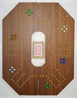 Jackaroo game for 6 players foldable light brown board