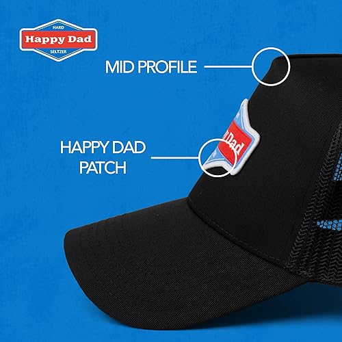Miniatura 7 de Happy Dad Trucker Hat negro Negro -