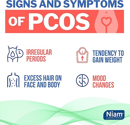 Miniatura 4 de PCOS SOP Niam | Suplemento D-Chiro Inositol - 500mg | Ácido fólico, vitamina B6, B12, D3 y biotina | Síndrome de ovario poliquístico | Balance
