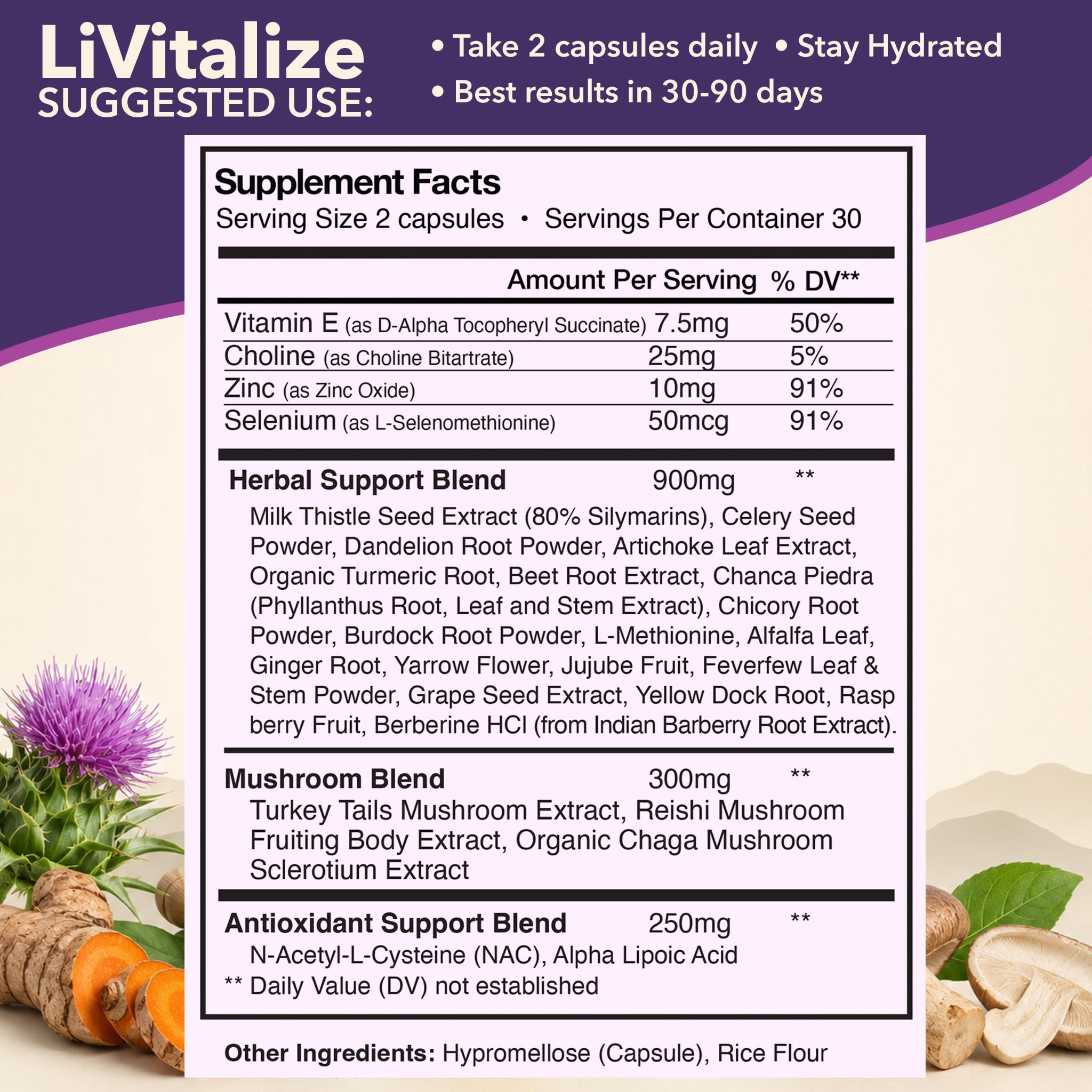 Liver Cleanse Detox & Repair, 28-in-1 Milk Thistle Liver Support Supplement — Amazon image 5