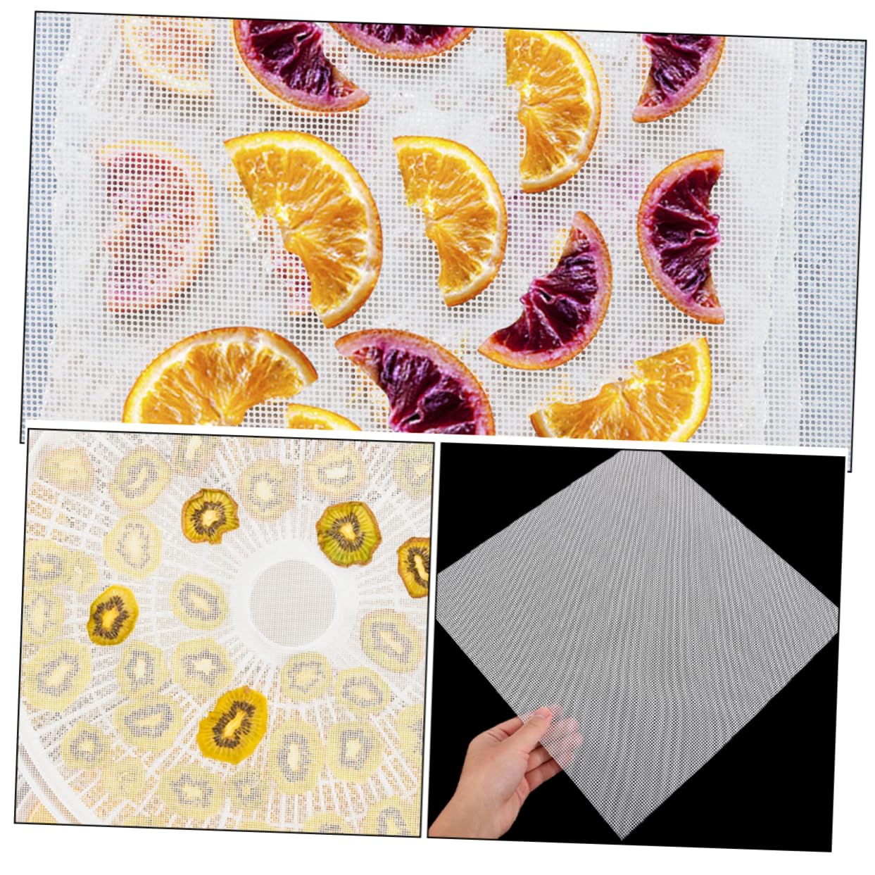 UKCOCO 12piezas Esterillas Silicona Láminas Antiadherentes Para Deshidratador