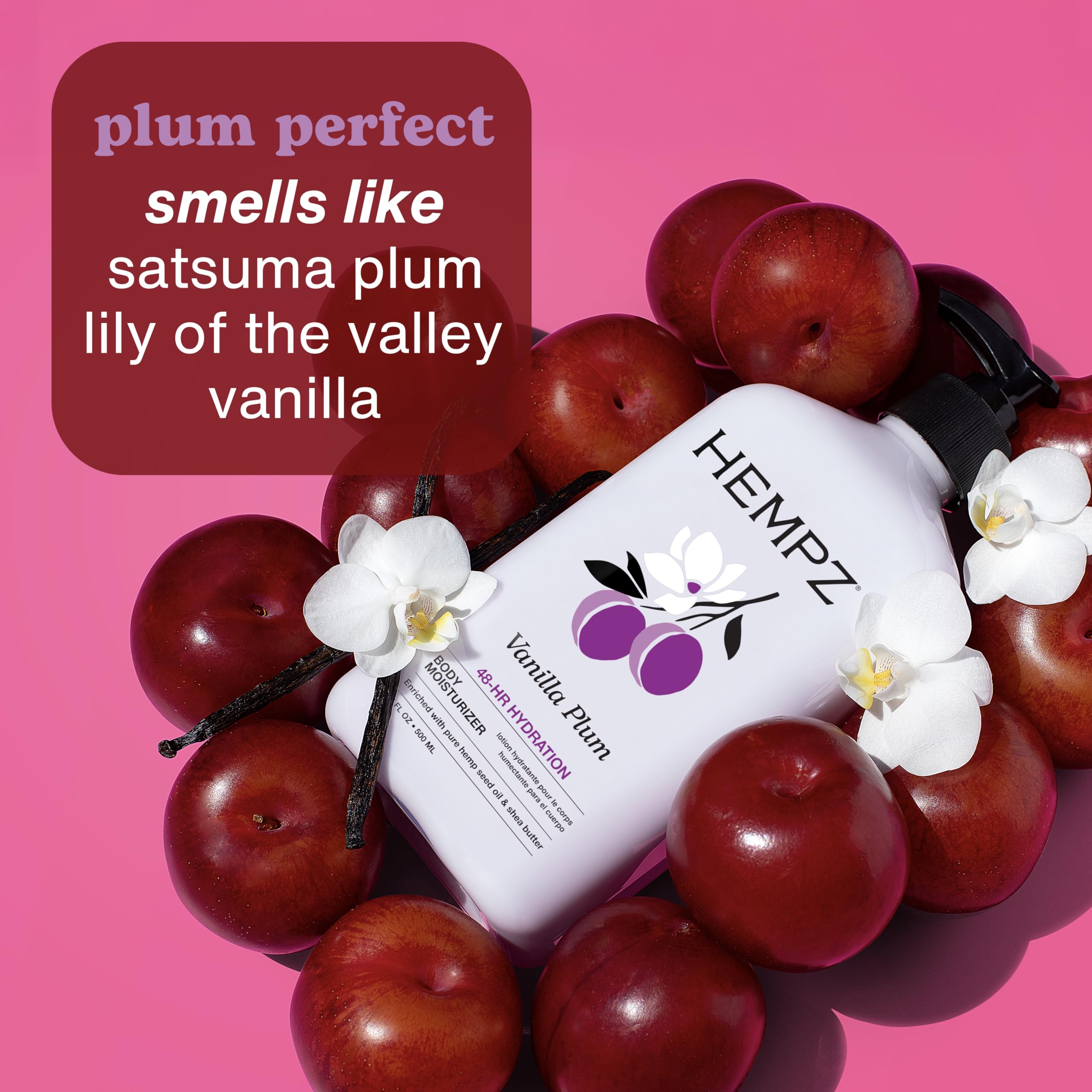 Amazon.com : Hempz Limited Edition Vanilla Plum Hydrating Body