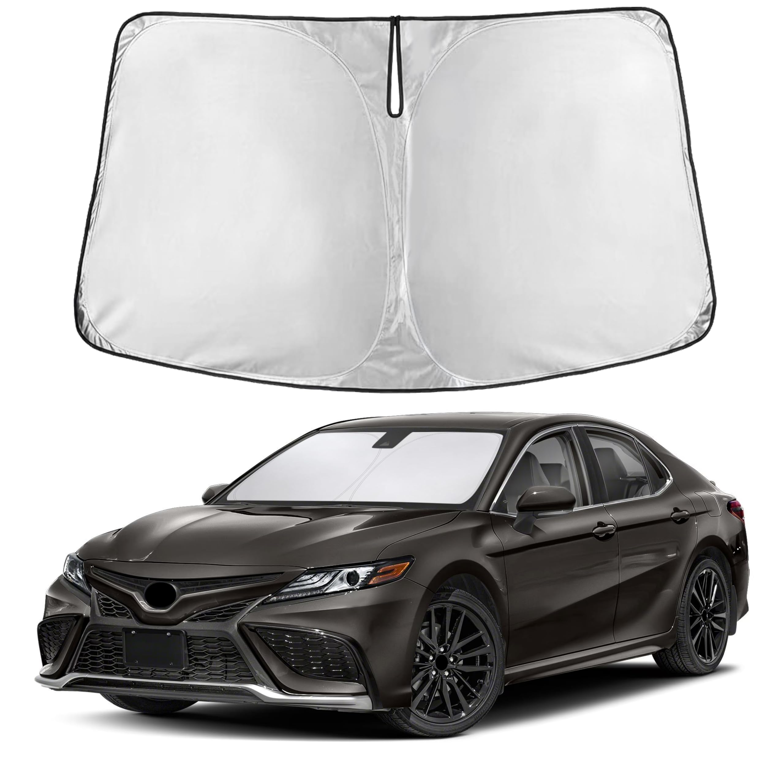 EcoNour Windshield Sunshade Compatible for Toyota Camry 2018-2022 2023 2024