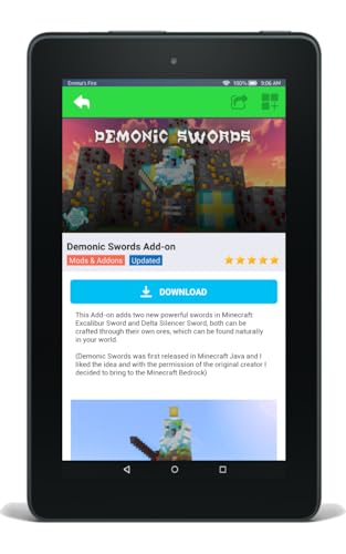 Swords Mod for Minecraft PE