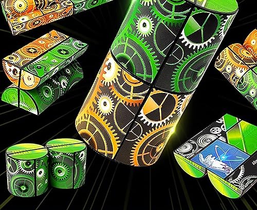 Miniatura 8 de Magic Cube - Juego de rompecabezas 2 en 1, rompecabezas geométricos de cerebro, rompecabezas geométricos de lógica 3D, juegos de inteligencia