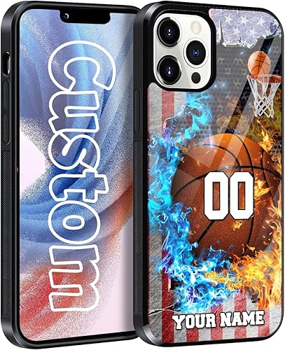 Miniatura 32 de Funda personalizada con nombre personalizado para iPhone 17/16/15/14/13/12/11 Air Pro Max, Galaxy S25/S24/S23/S22/S21/S20 Bombero,Veterano