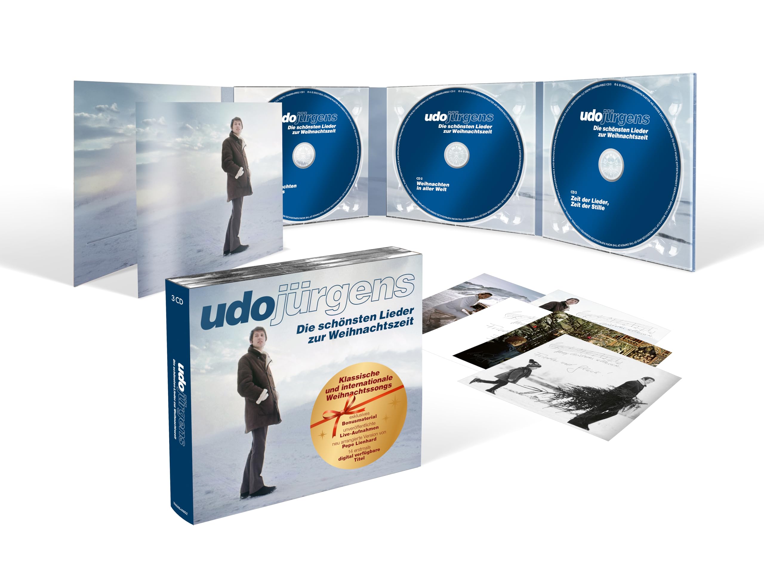 Die schönsten Lieder zur Weihnachtszeit (Exclusiv bei Amazon mit 5 Udo Jürgens Weihnachtskarten)