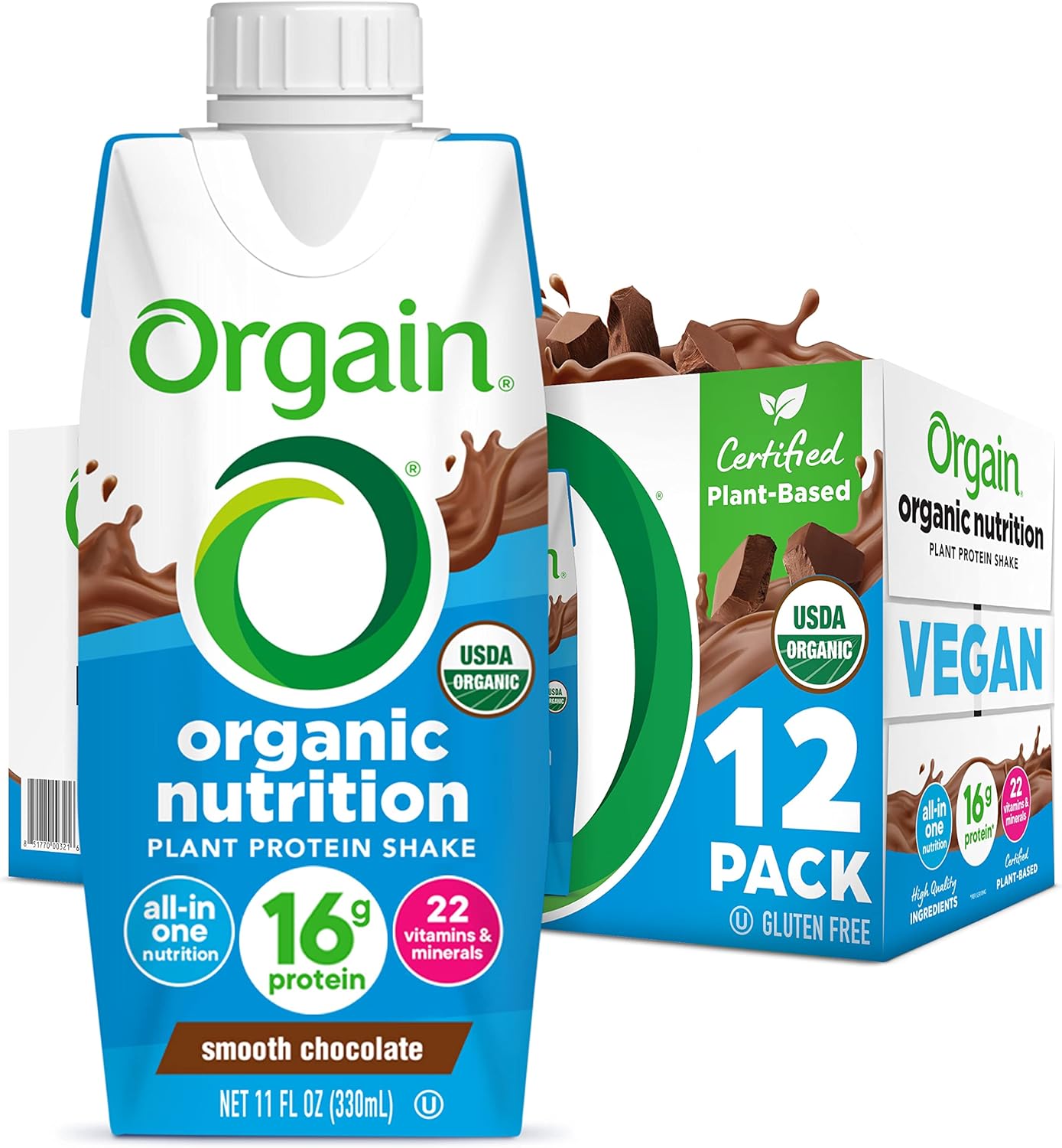 Orgain Organic Nutritional Vegan Protein... Orgain Organic Nutritional Vegan Protein...