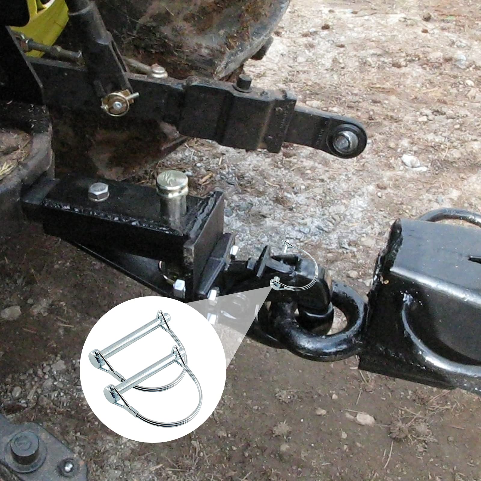 Snapklik.com : Uenhoy 10 Pcs Shaft Locking Pin 5/16 Inch Safety Coupler ...
