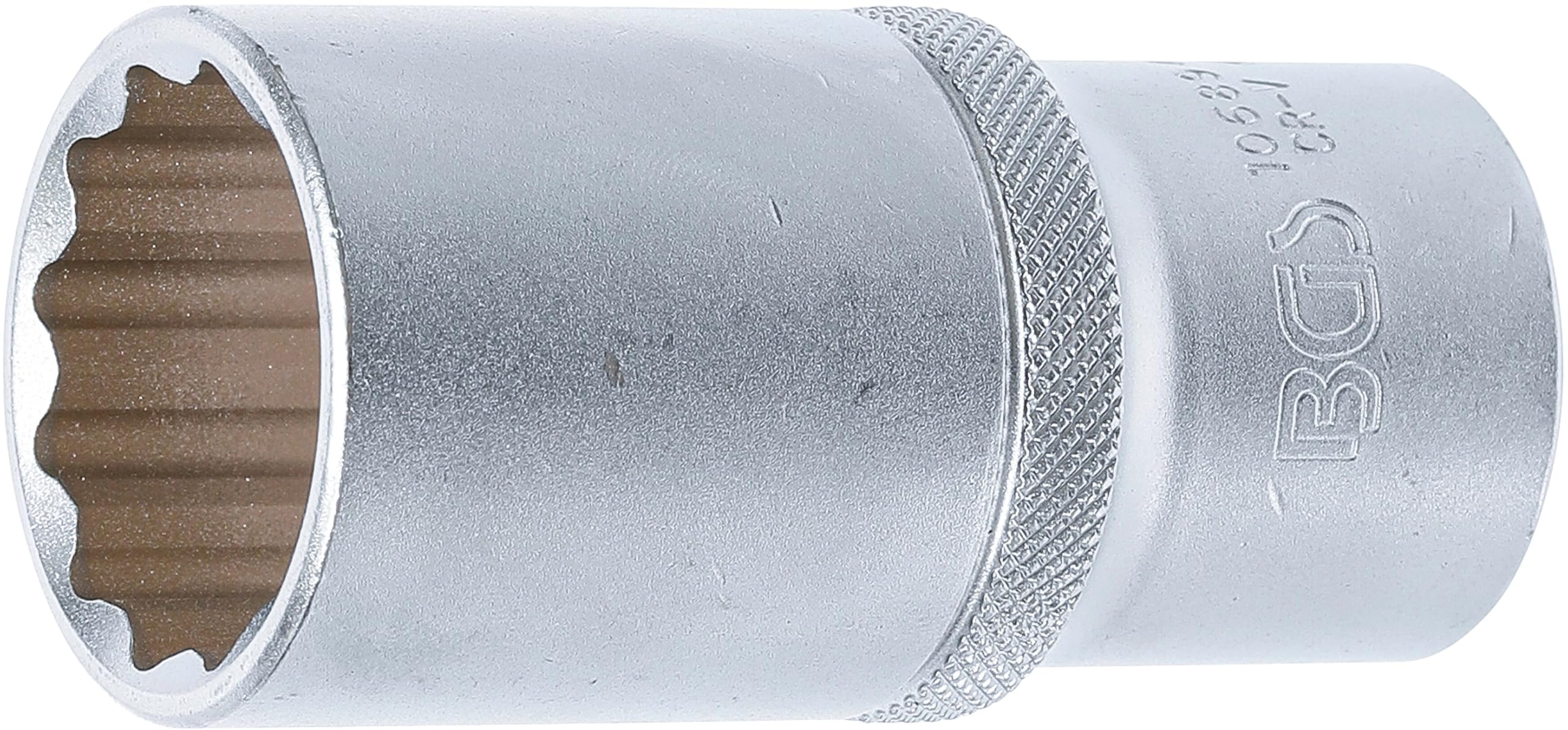 BGS 10689 | Socket, 12-point, deep | 12.5 mm (1/2") Drive | 28 mm