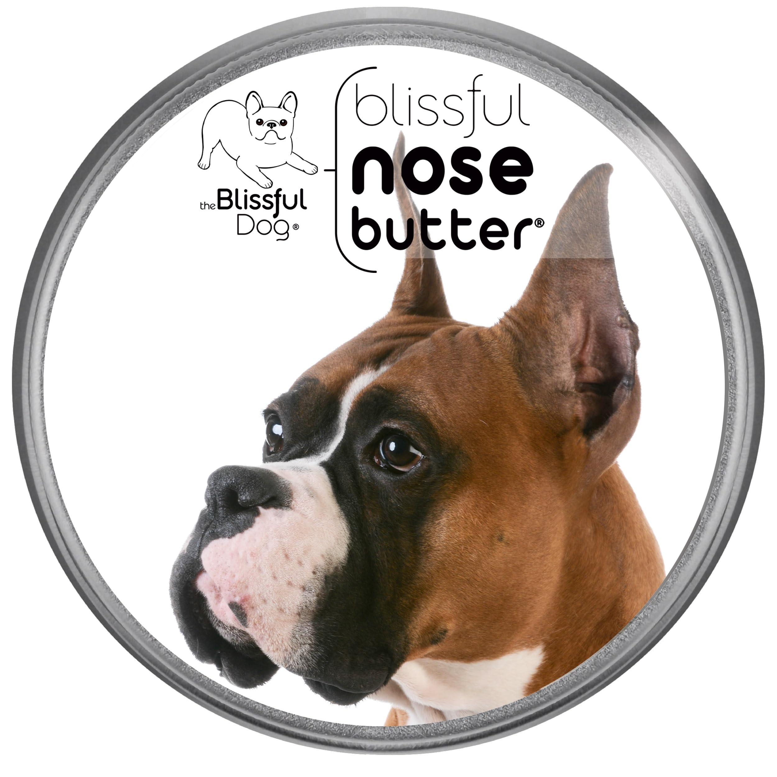 The Blissful Dog Show Boxer Nose Butter for Dry Cracked Skin Lick-Safe Dog Nose Balm with Moisturizing Shea