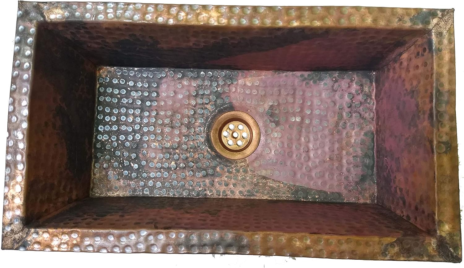 Rectangle Under Mount Copper Sink